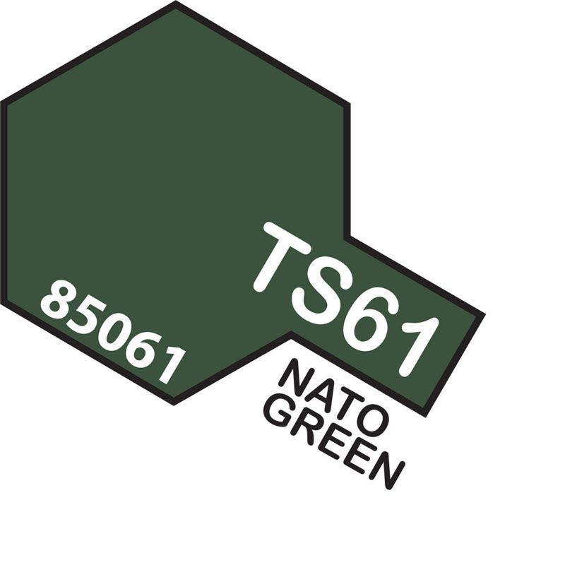 Tamiya TS-61 Nato Green Lacquer Spray Paint 100ml