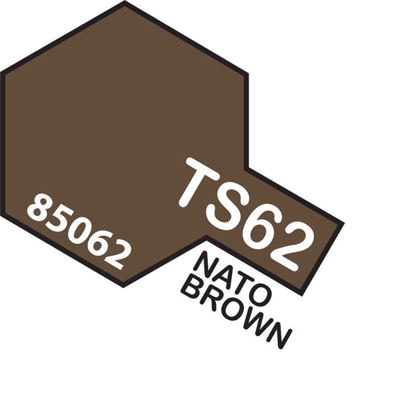 Tamiya TS-62 Nato Brown Lacquer Spray Paint 100ml