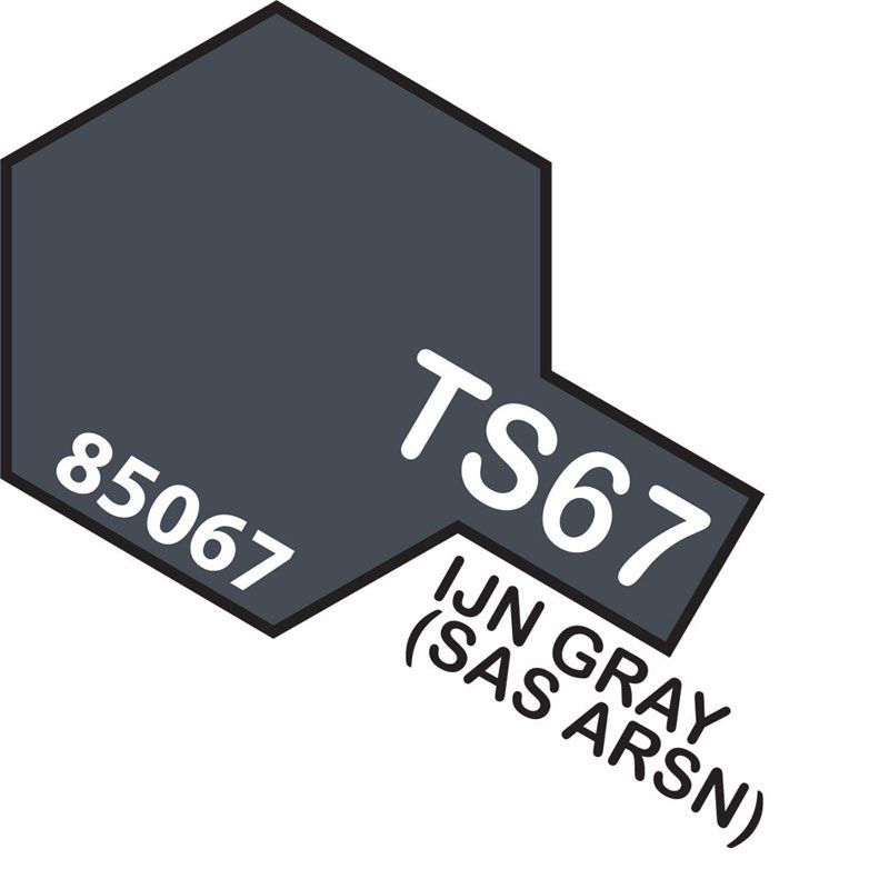 Tamiya TS-67 IJN Grey (Sasebo Arsenal) Lacquer Spray Paint 100ml