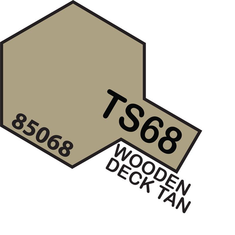 Tamiya TS-68 Wooden Deck Tan Lacquer Spray Paint 100ml