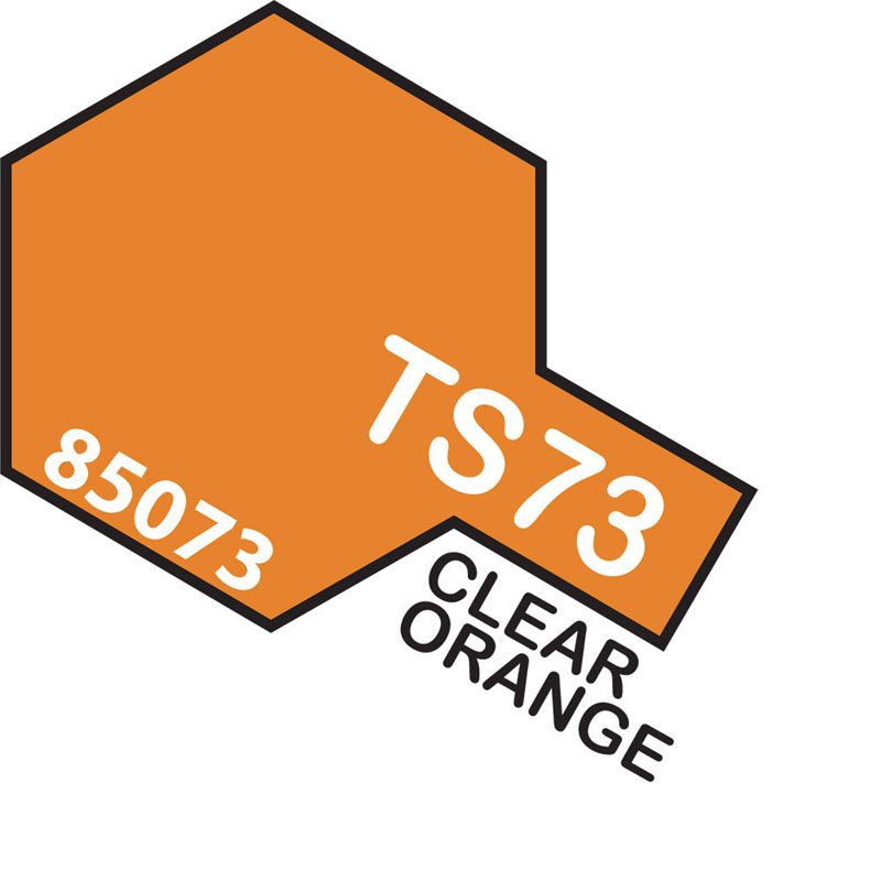Tamiya TS-73 Clear Orange Lacquer Spray Paint 100ml