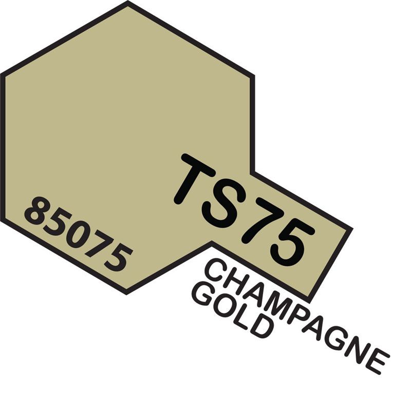 Tamiya TS-75 Champagne Gold Lacquer Spray Paint 100ml