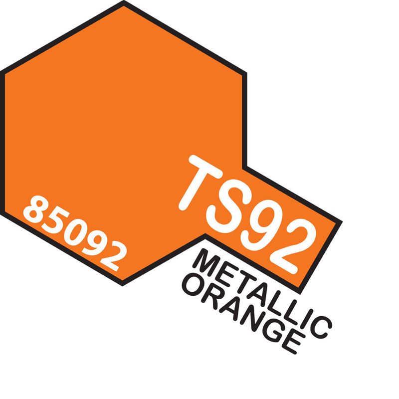 Tamiya TS-92 Metallic Orange Lacquer Spray Paint 100ml