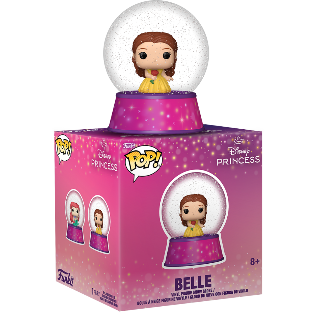 Disney Princess - Bitty Pop! Mini Snow Globes Vinyl Figures - 1pcs