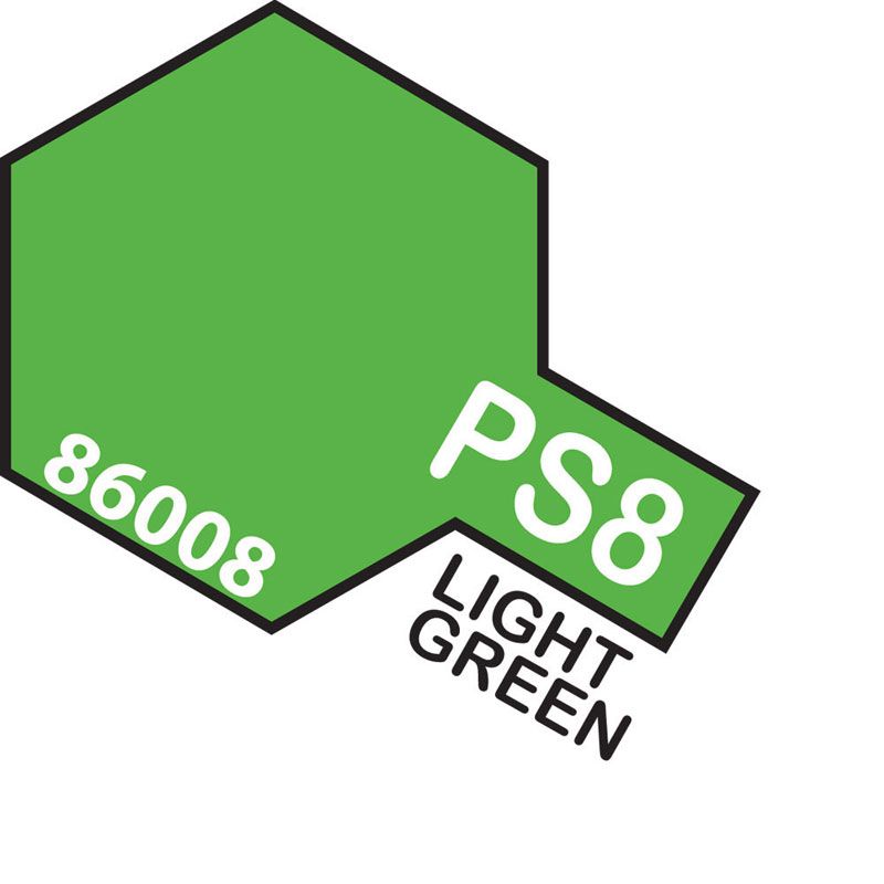 Tamiya PS-8 Light Green Polycarbonate Spray Paint 100ml
