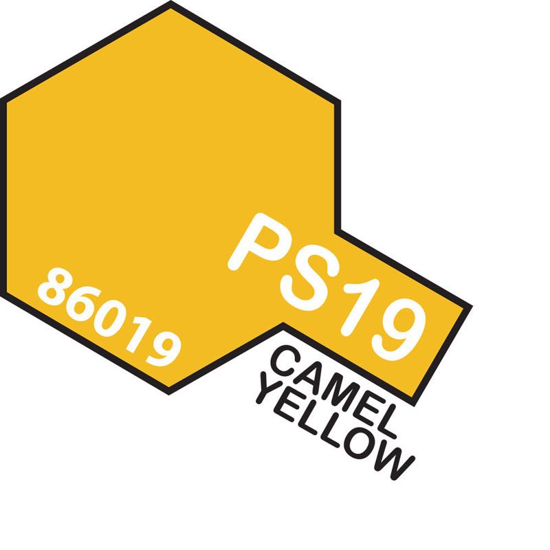 Tamiya PS-19 Camel Yellow Polycarbonate Spray Paint 100ml