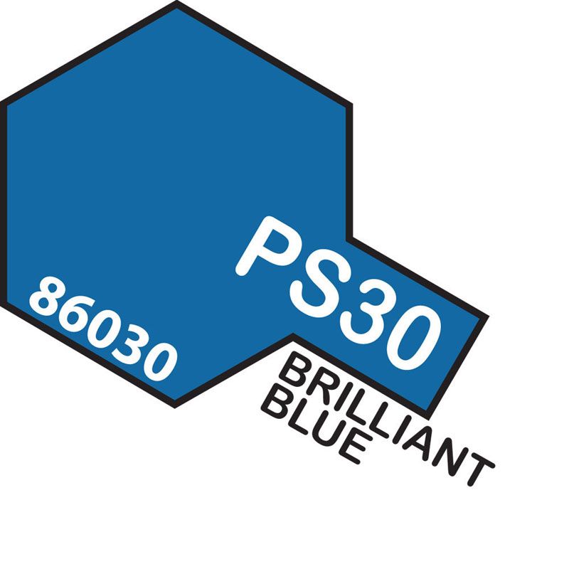 Tamiya PS-30 Brilliant Blue Polycarbonate Spray Paint 100ml