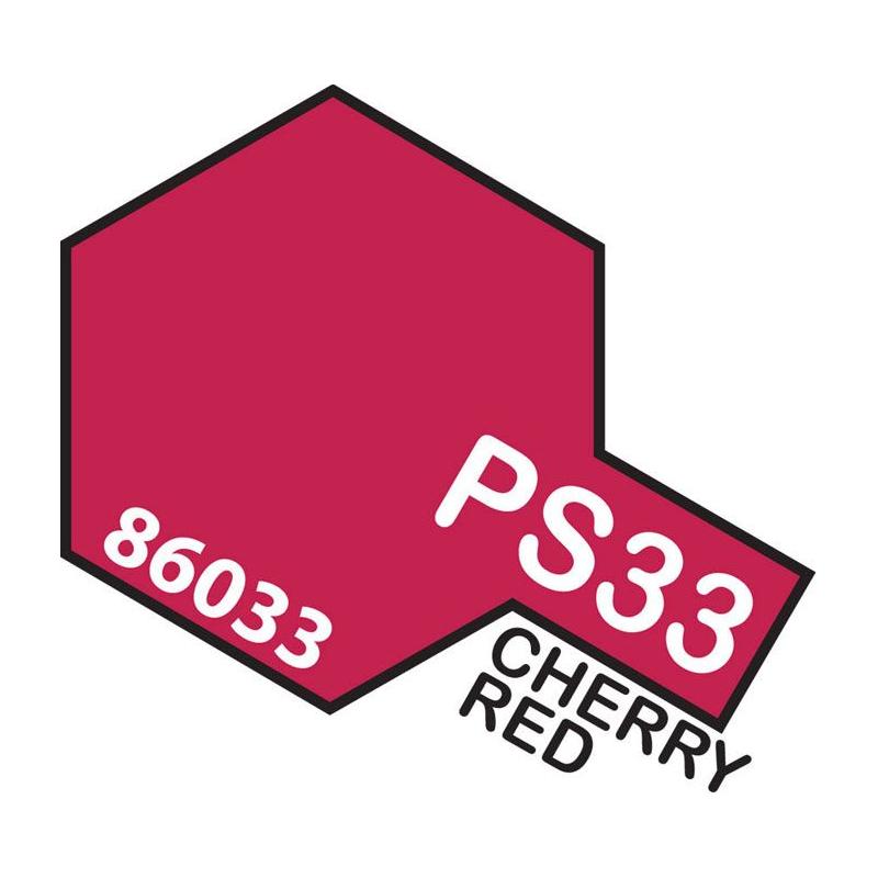 
                  
                    Tamiya PS-33 Cherry Red Polycarbonate Spray Paint 100ml
                  
                