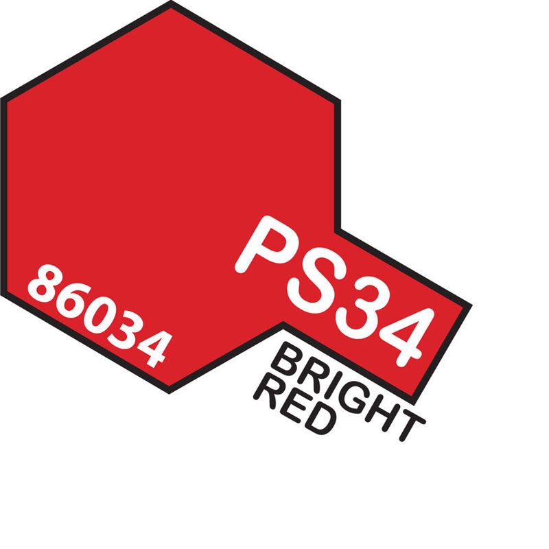 TAMIYA PS-34 BRIGHT RED