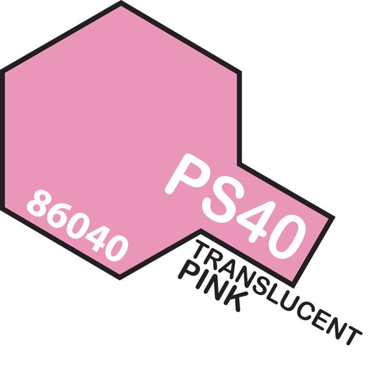 Tamiya PS-40 Translucent Pink Polycarbonate Spray Paint 100ml