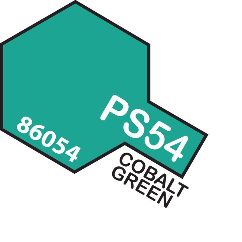 Tamiya PS-54 Cobalt Green Polycarbonate Spray Paint 100ml