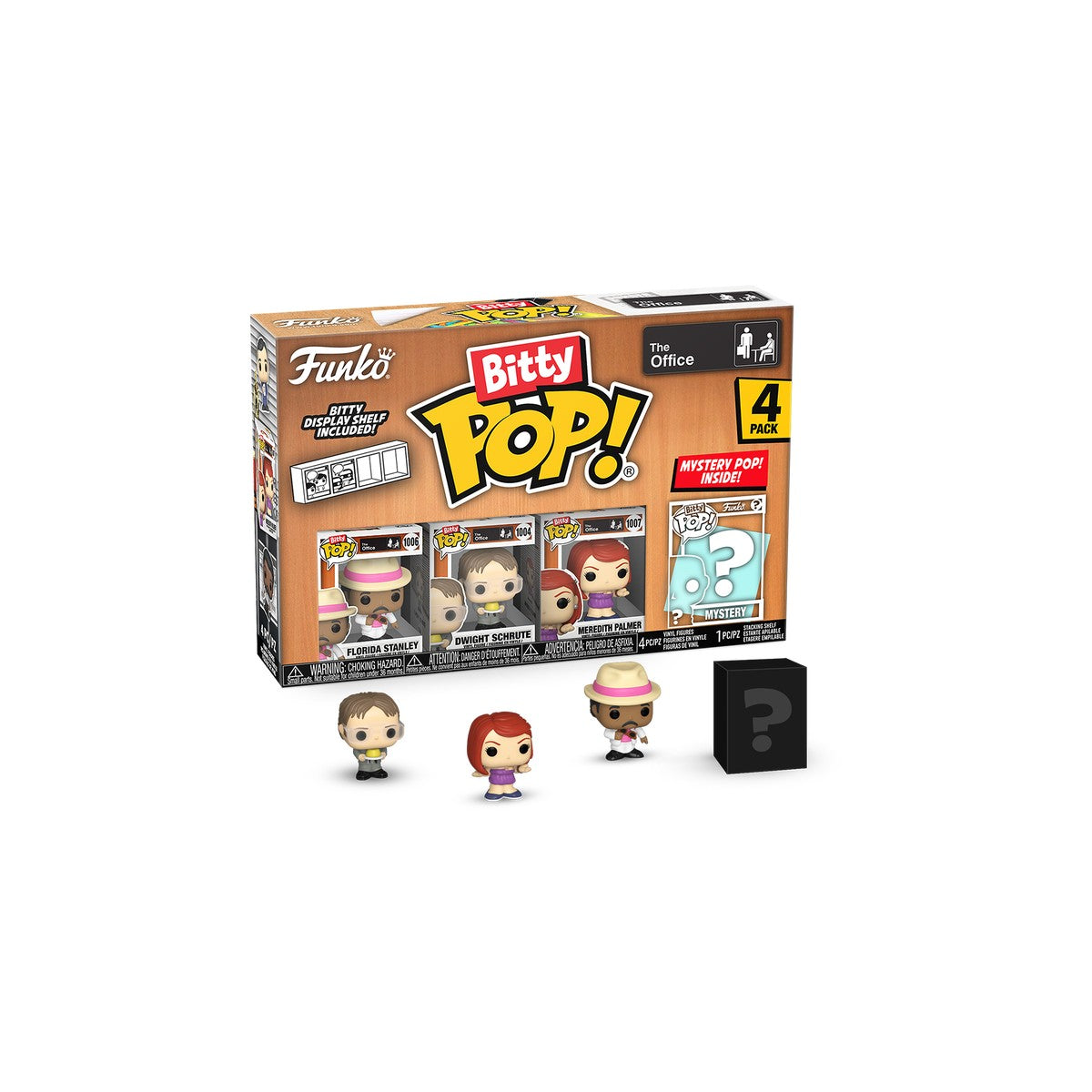 
                  
                    The Office - Florida, Dwight, Meredith & Mystery Bitty Pop! Vinyl Figure 4-Pack
                  
                