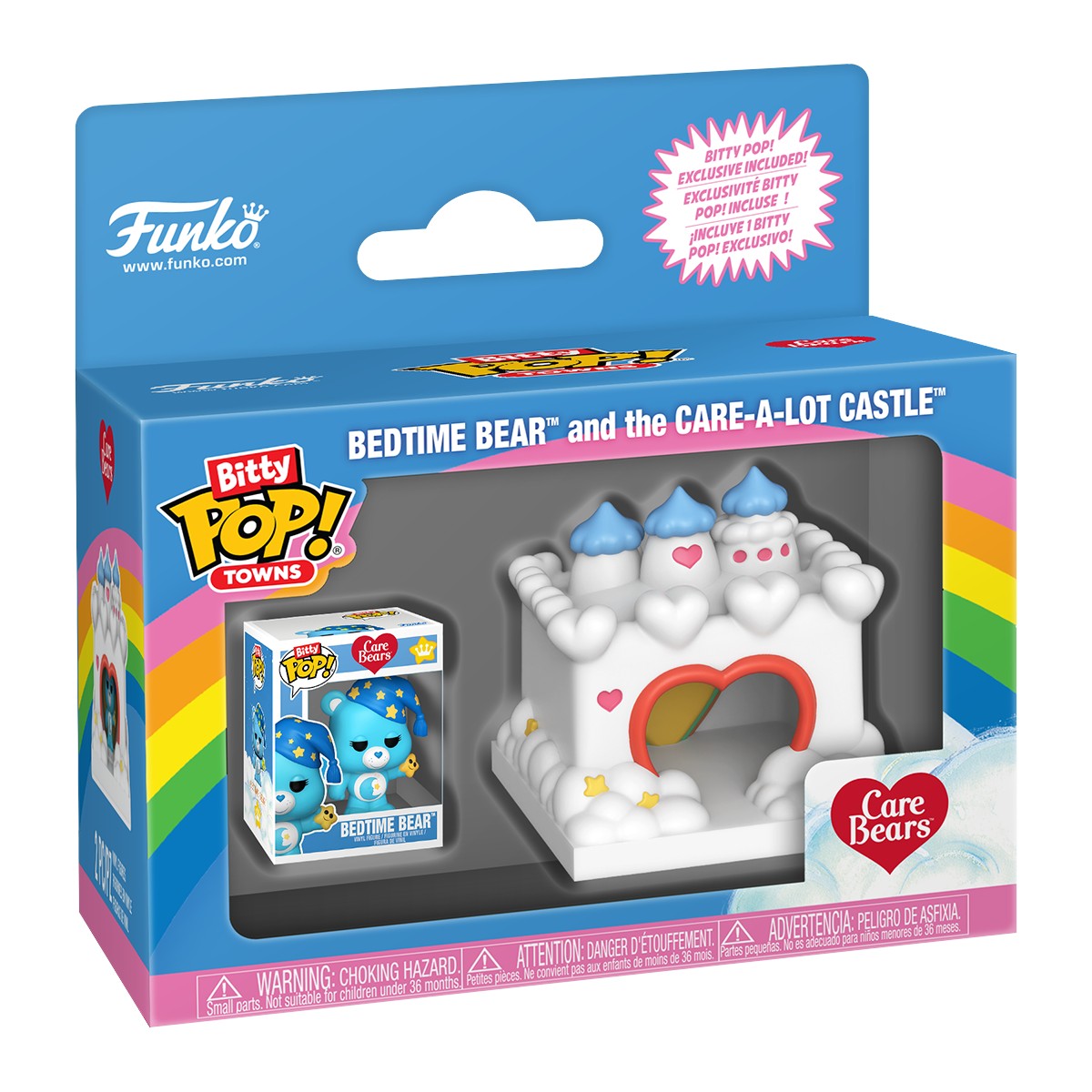 
                  
                    Care Bears - Bedtime Bear & the Care-a-Lot Castle Bitty Pop! Town Vinyl Figure
                  
                