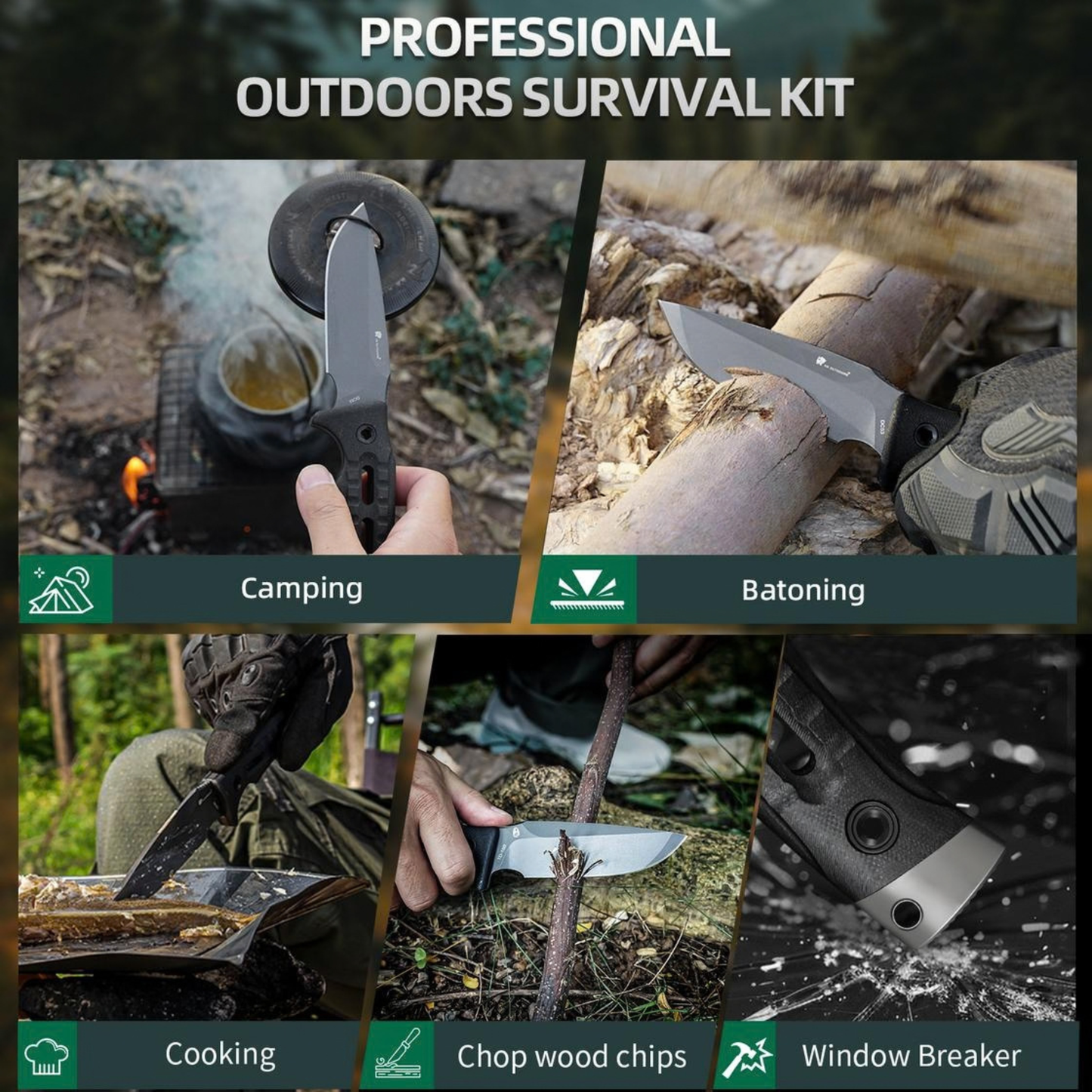 
                  
                    HX OUTDOORS TD-18B Fixed Blade Knife
                  
                