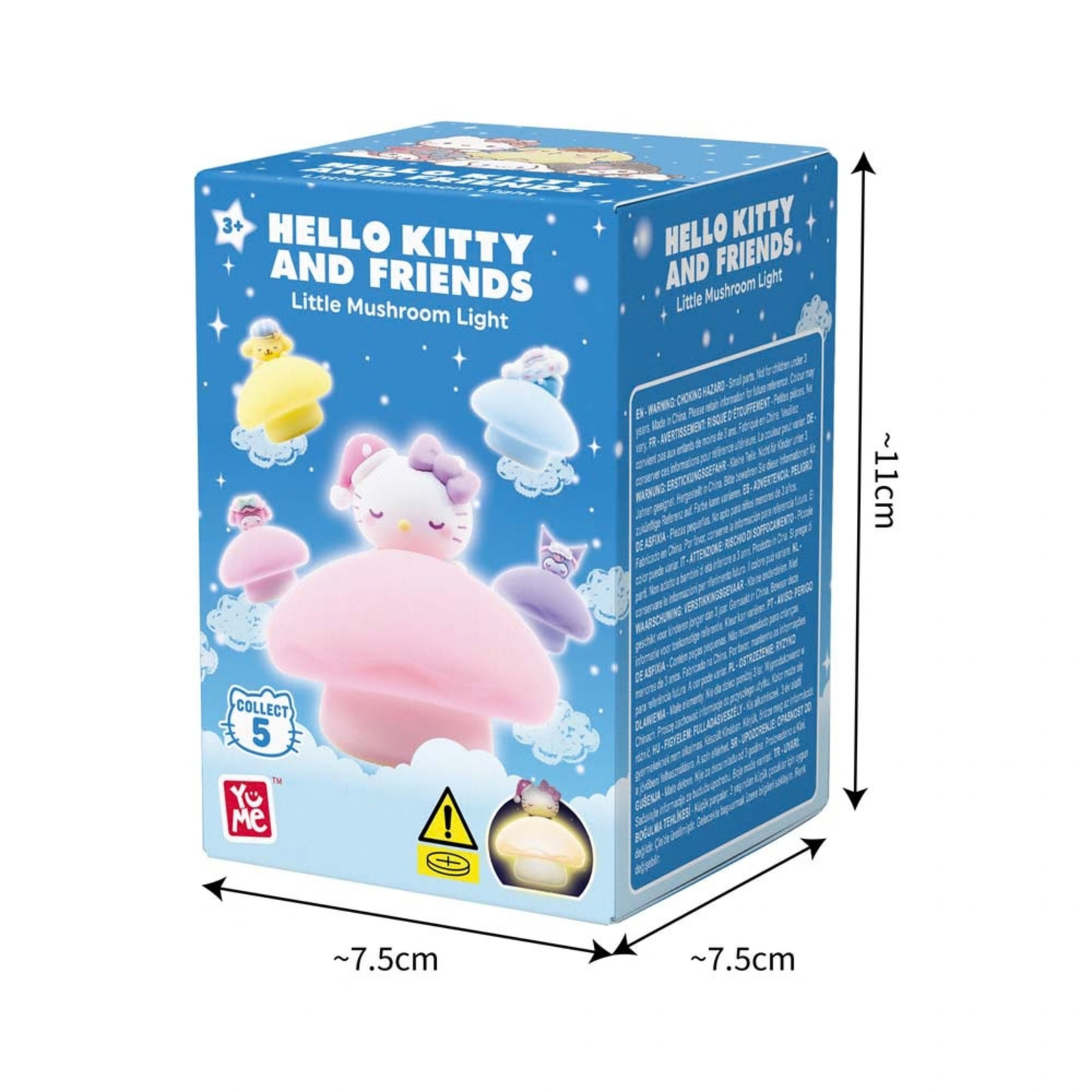 
                  
                    YuMe Hello Kitty and Friends Night Light Little Mushroom Light Series Blind Box
                  
                
