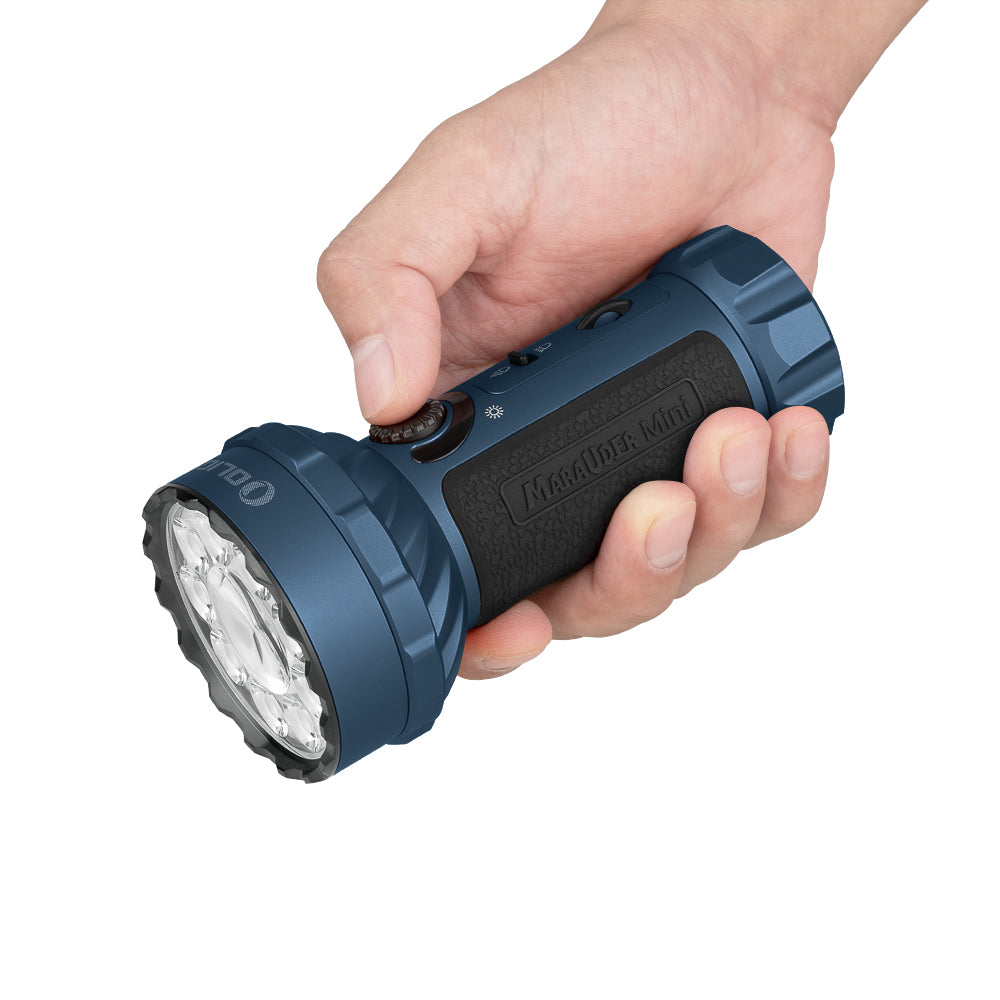 
                  
                    Olight Marauder Mini 7000 Lumens High Intensity RGB LED Torch - BLUE
                  
                