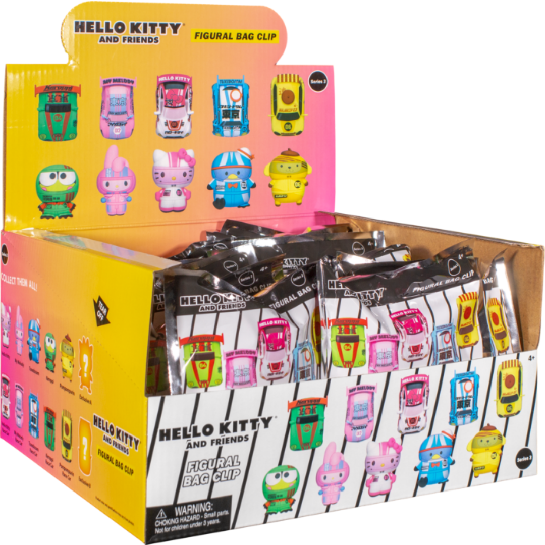 Hello Kitty and Friends - Mystery 3D Figural Foam Bag Clips Series 3 Blind Bag