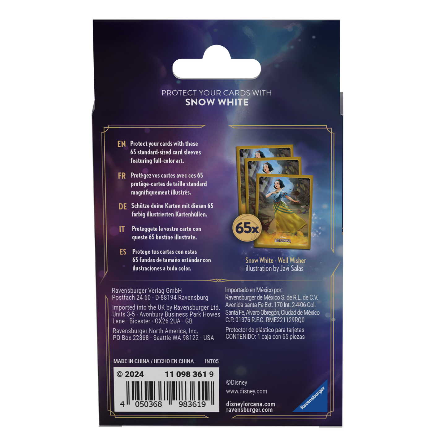 
                  
                    Disney Lorcana TCG: Set 4 Ursulas Return - Snow White Card Sleeves
                  
                