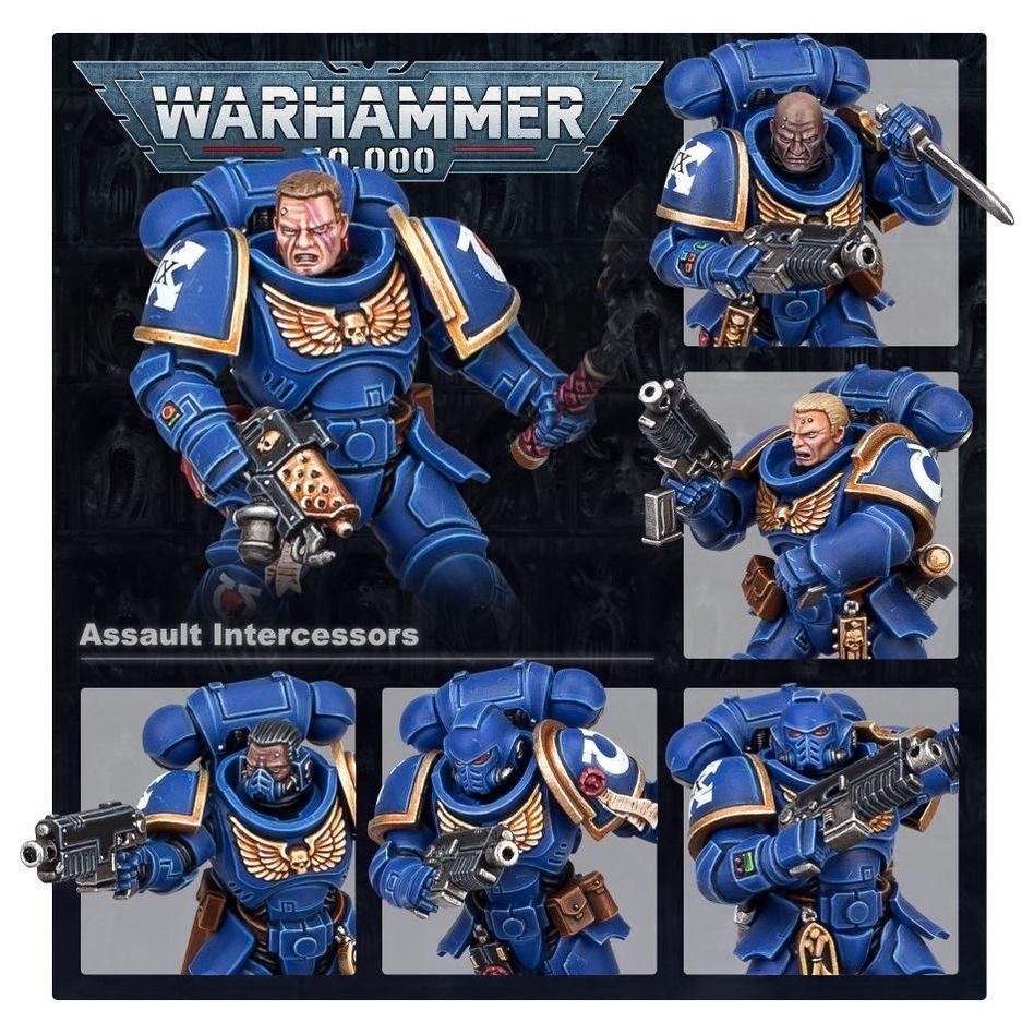 Warhammer 40k Space Marines - Assault Intercessors Squad