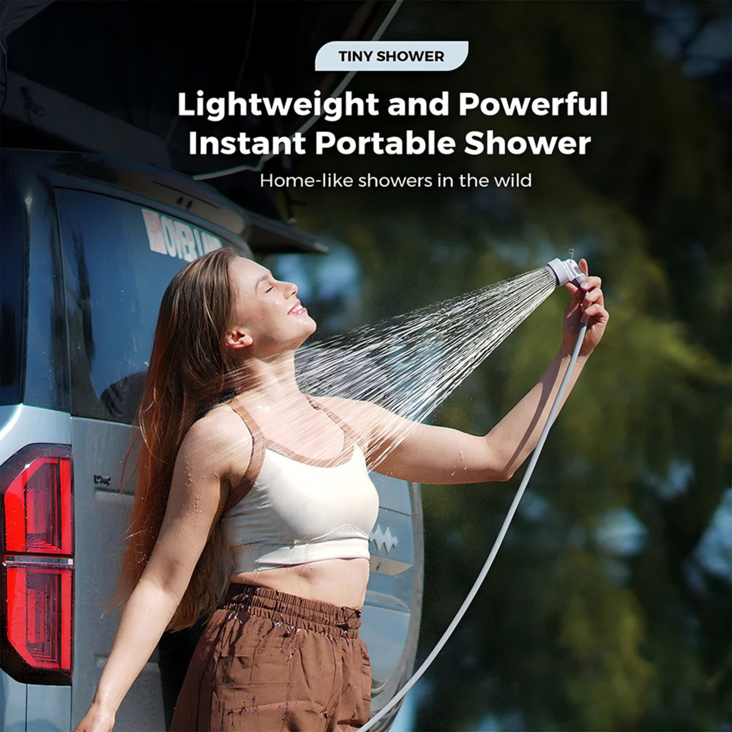 
                  
                    Tiny Shower Rechargeable Portable Shower Pump - OSelect
                  
                