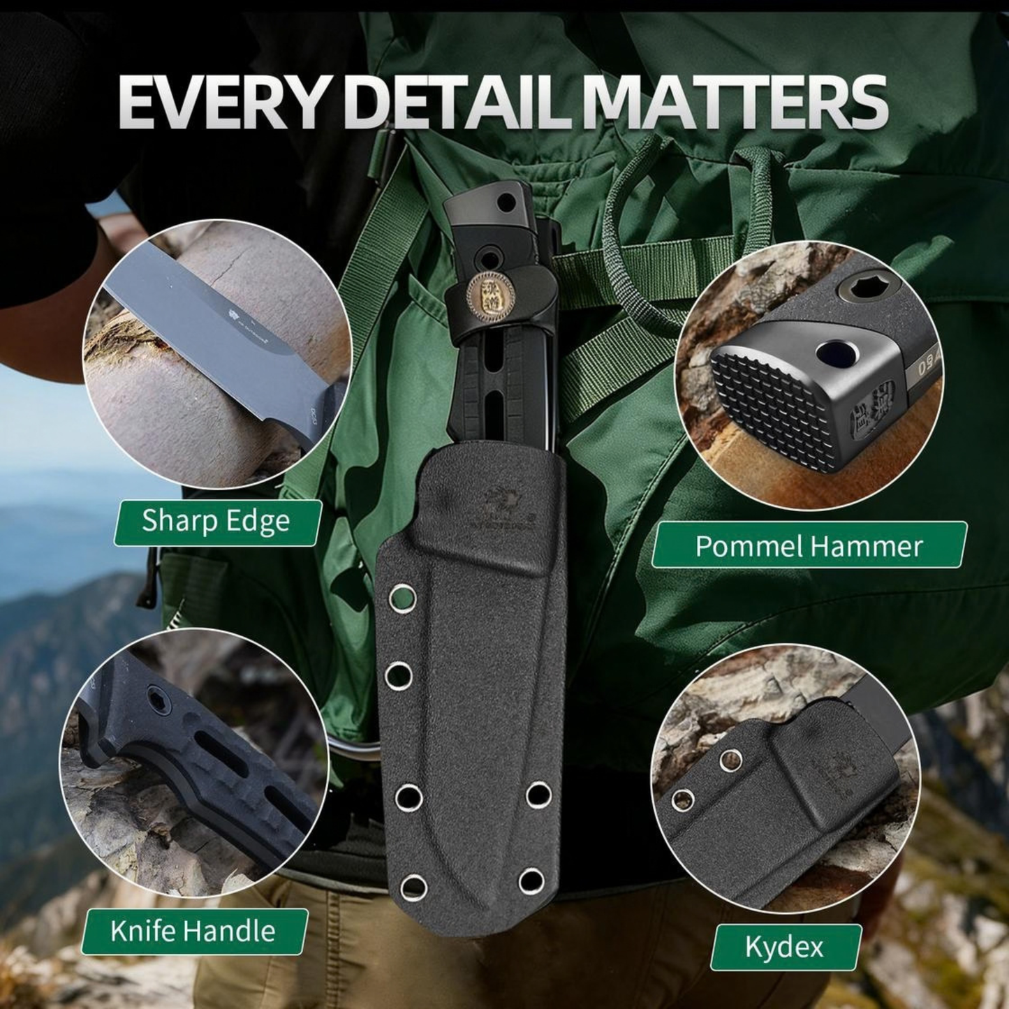 
                  
                    HX OUTDOORS TD-18B Fixed Blade Knife
                  
                