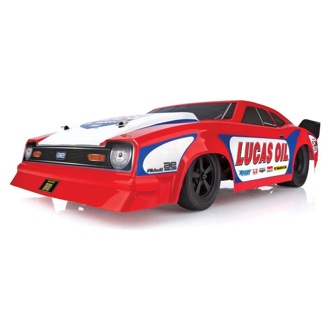 Team Associated DR10 Reakt Pro Mod RC Drag Car-Lucas Oil