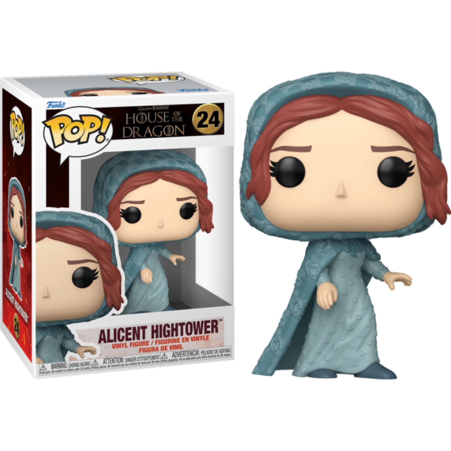 
                  
                    Game of Thrones: House of the Dragon - Alicent Hightower (Teal Cloak) Pop! Vinyl Figure
                  
                