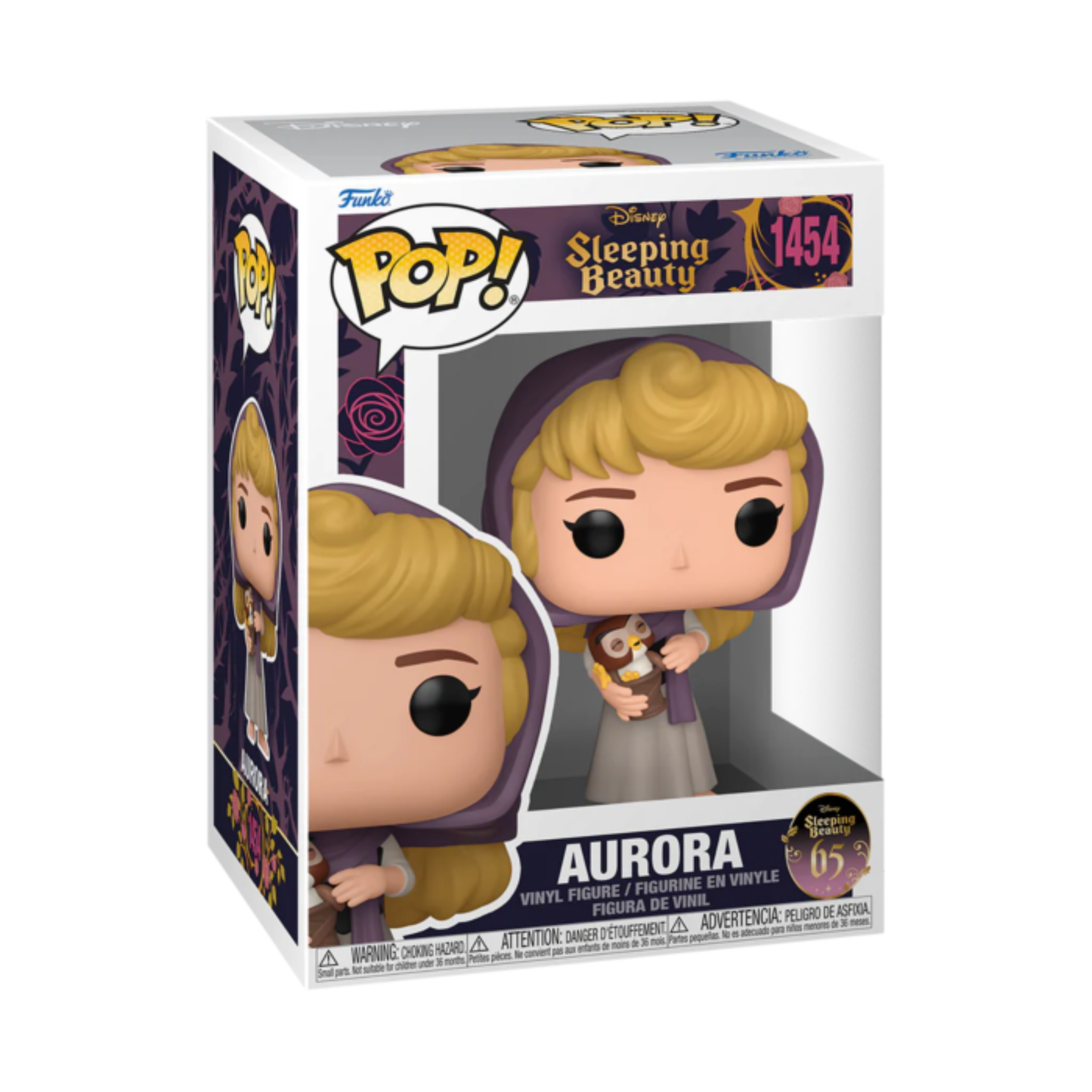 
                  
                    Sleeping Beauty: 65th Anniversary - Aurora with Owl Pop! Vinyl Figure
                  
                