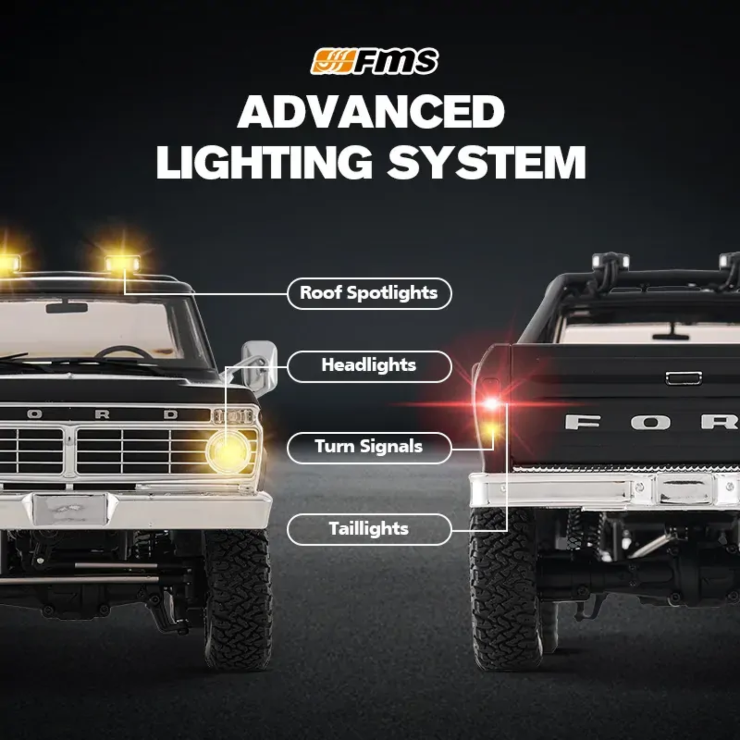 
                  
                    FCX18II 1:18 FORD F-100 RTR BRUSHLESS BLACK
                  
                