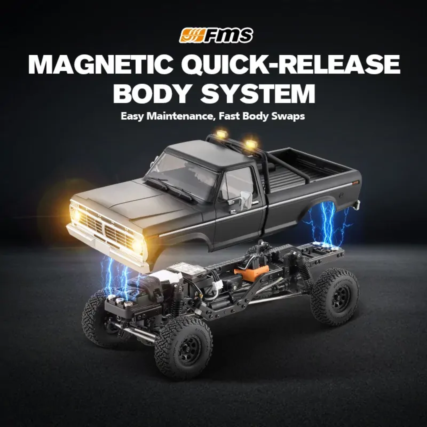 
                  
                    FCX18II 1:18 FORD F-100 RTR BRUSHLESS BLACK
                  
                