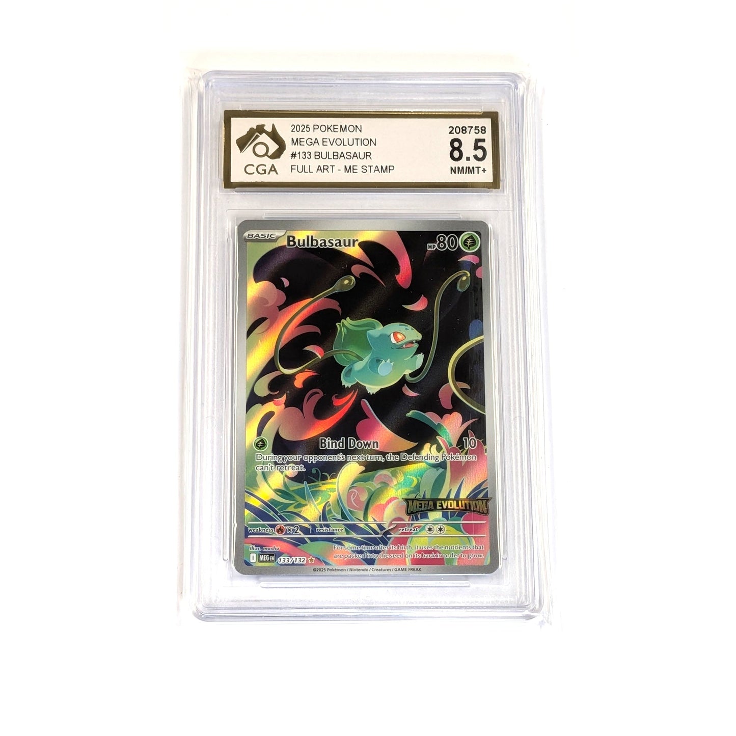 
                  
                    CGA Graded Pokemon SV Era Set #133 Bulbasaur (Secret Rare)Full Art - Graded 8.5
                  
                