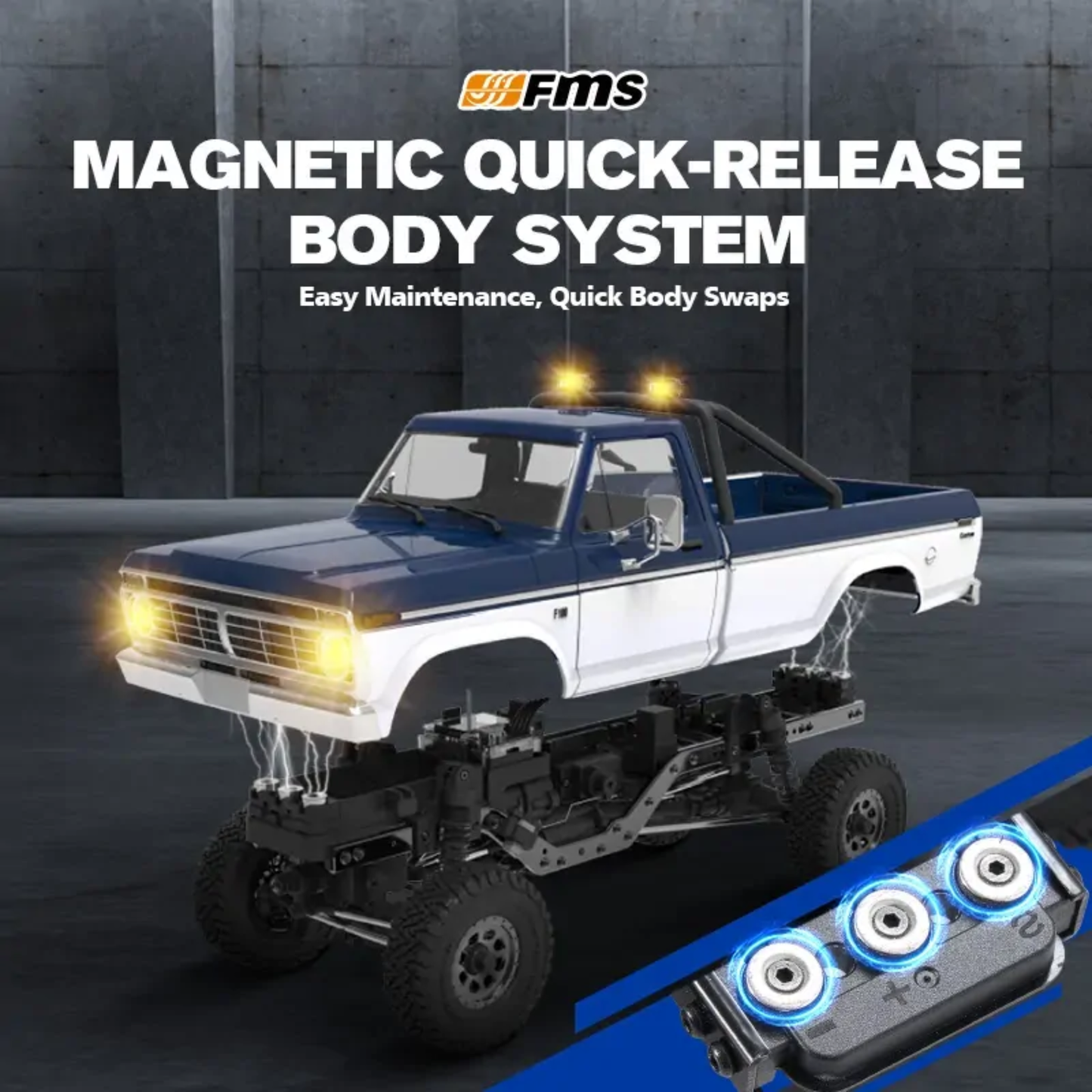 
                  
                    FMS FCX18II 1:18 FORD F-100 RTR BRUSHED
                  
                
