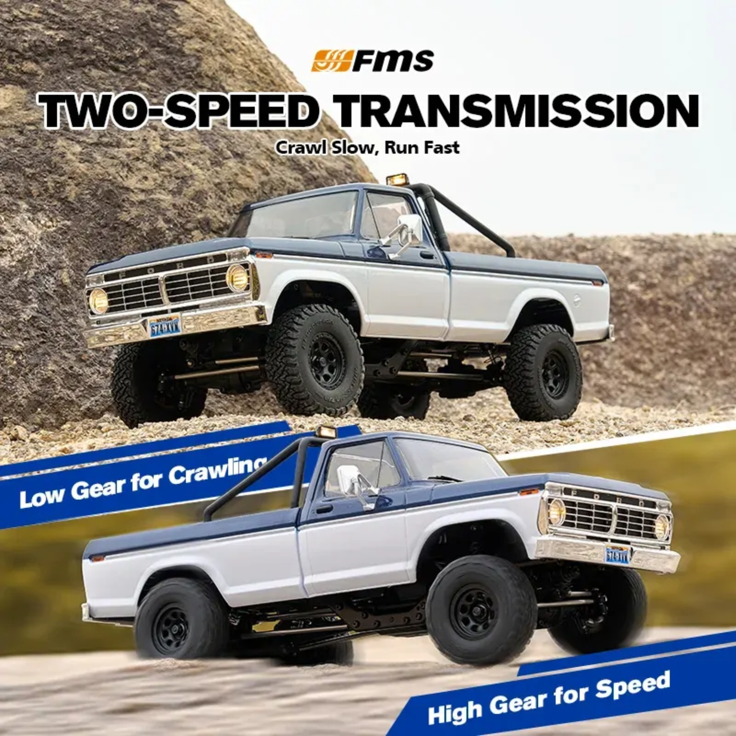 
                  
                    FMS FCX18II 1:18 FORD F-100 RTR BRUSHED
                  
                
