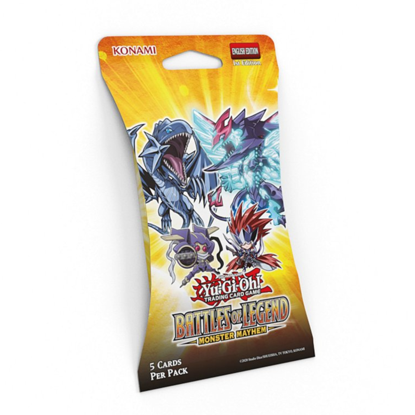 
                  
                    YuGiOh Battles of Legends: Monster Mayhem 5 x card Blister
                  
                