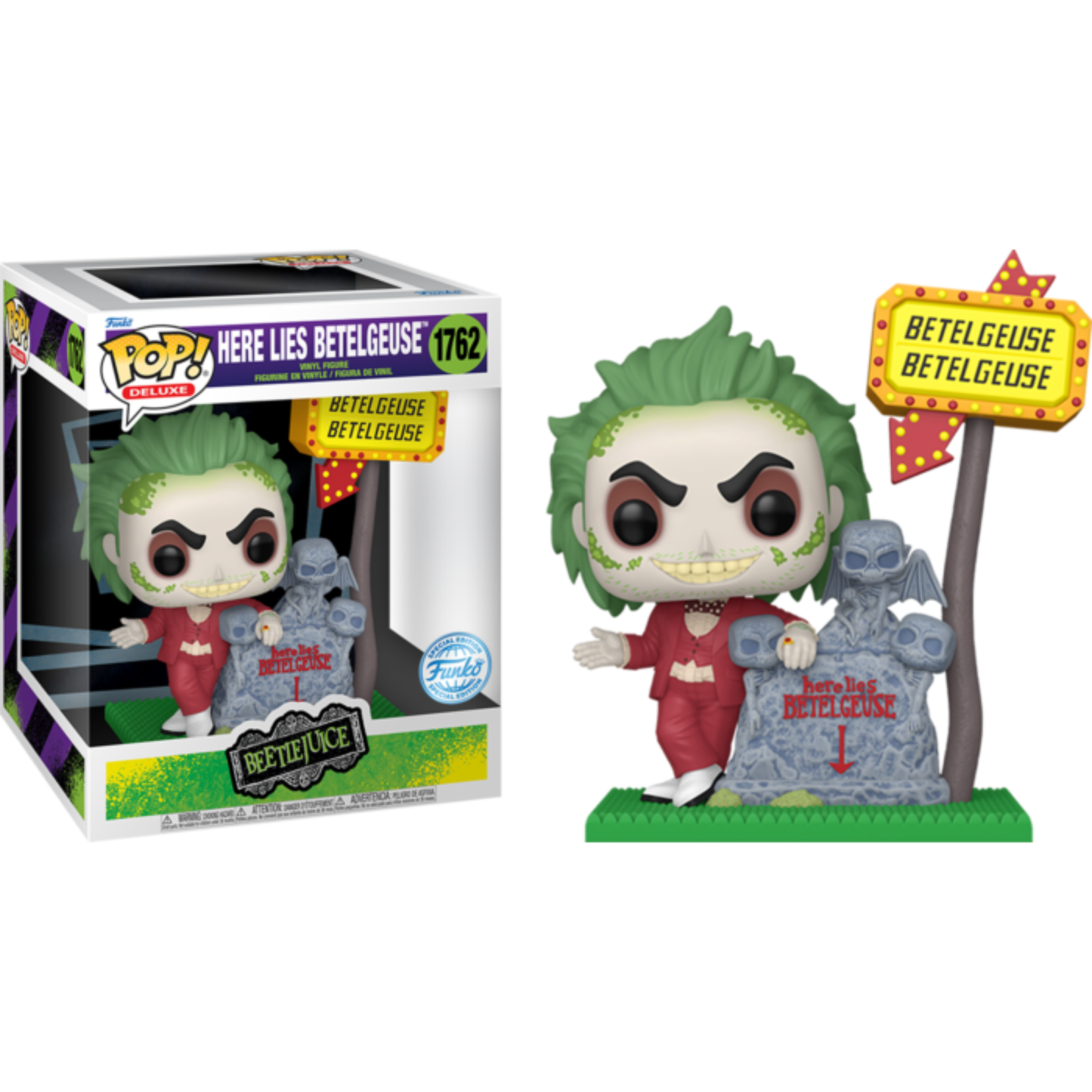
                  
                    Beetlejuice (1988) - Here Lies Betelgeuse Deluxe Pop! Vinyl Figure
                  
                