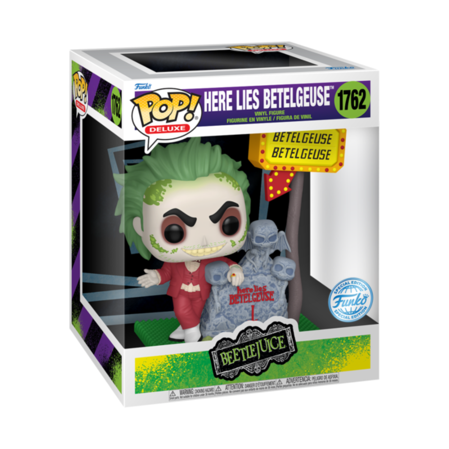 
                  
                    Beetlejuice (1988) - Here Lies Betelgeuse Deluxe Pop! Vinyl Figure
                  
                
