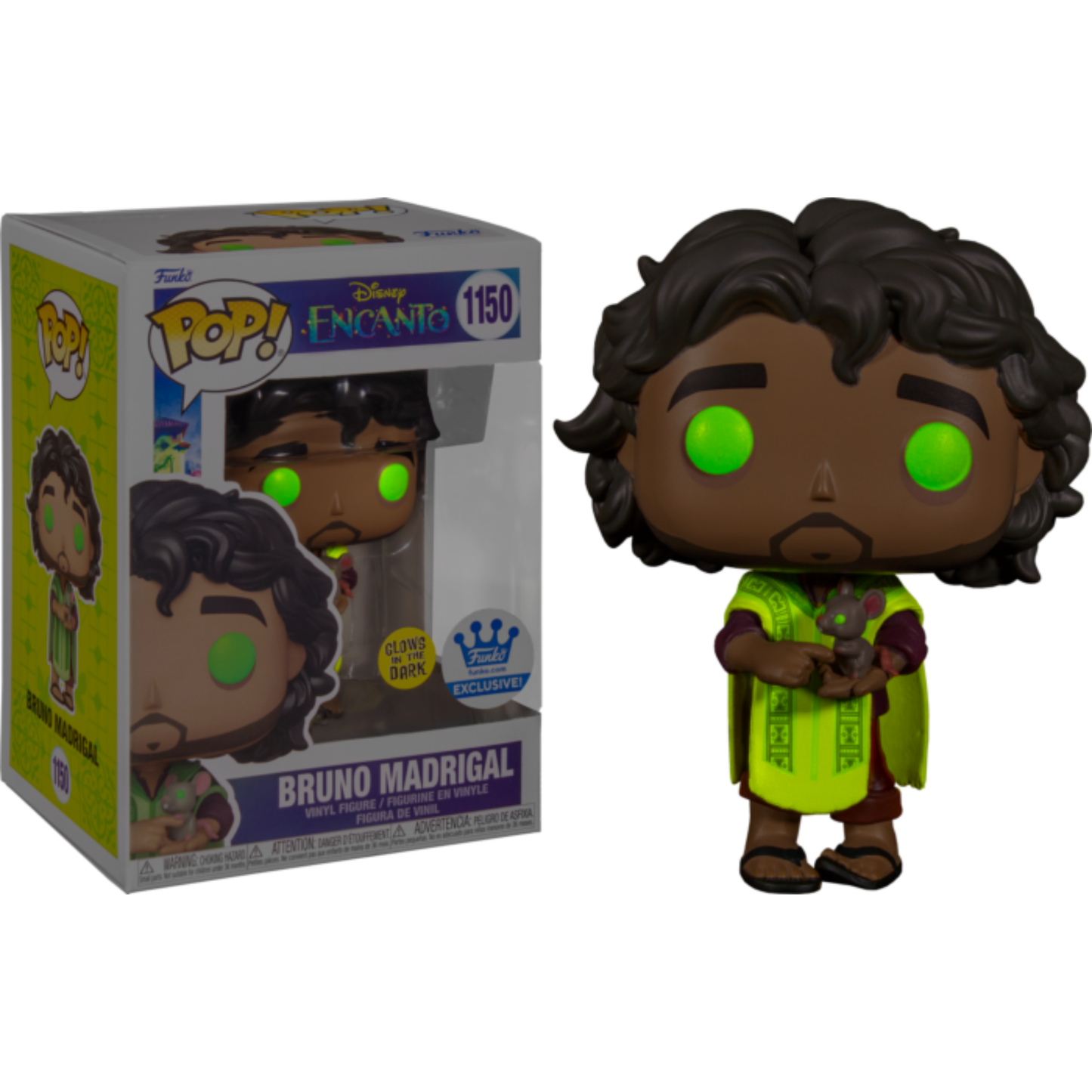 
                  
                    Encanto (2021) - Bruno Madrigal Glow-in-the-Dark Pop! Vinyl Figure
                  
                