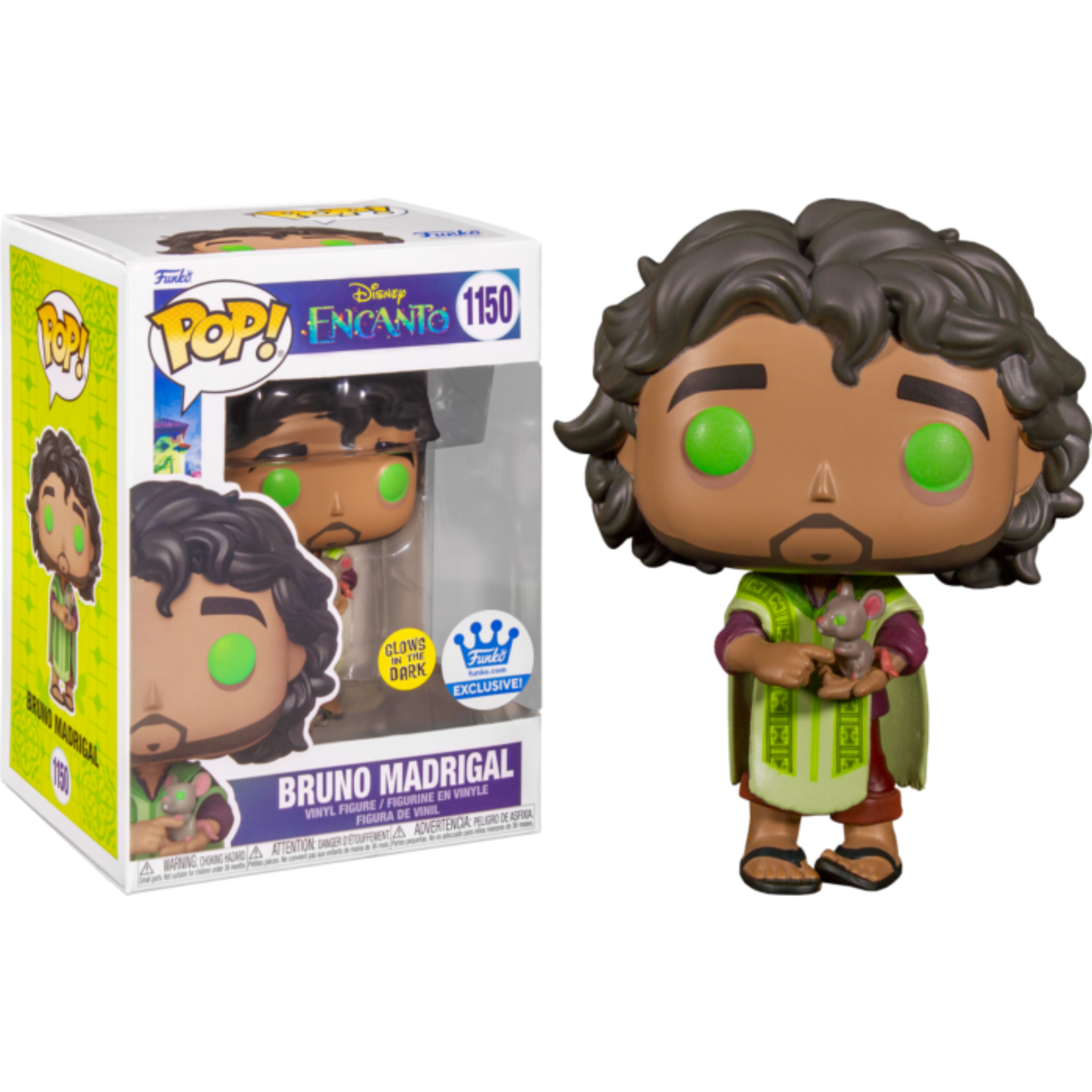 
                  
                    Encanto (2021) - Bruno Madrigal Glow-in-the-Dark Pop! Vinyl Figure
                  
                