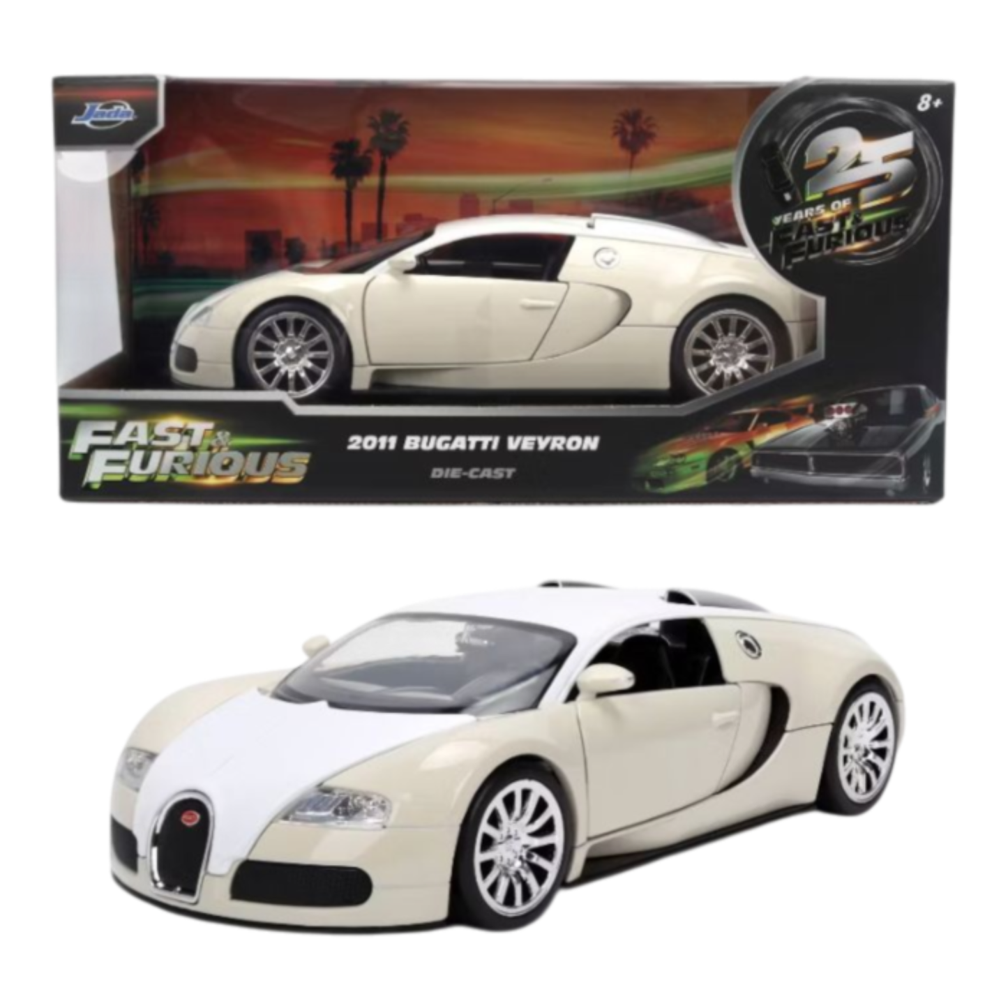 
                  
                    Fast & Furious - 1:24 2011 Bugatti Veyron Diecast Vehicle
                  
                