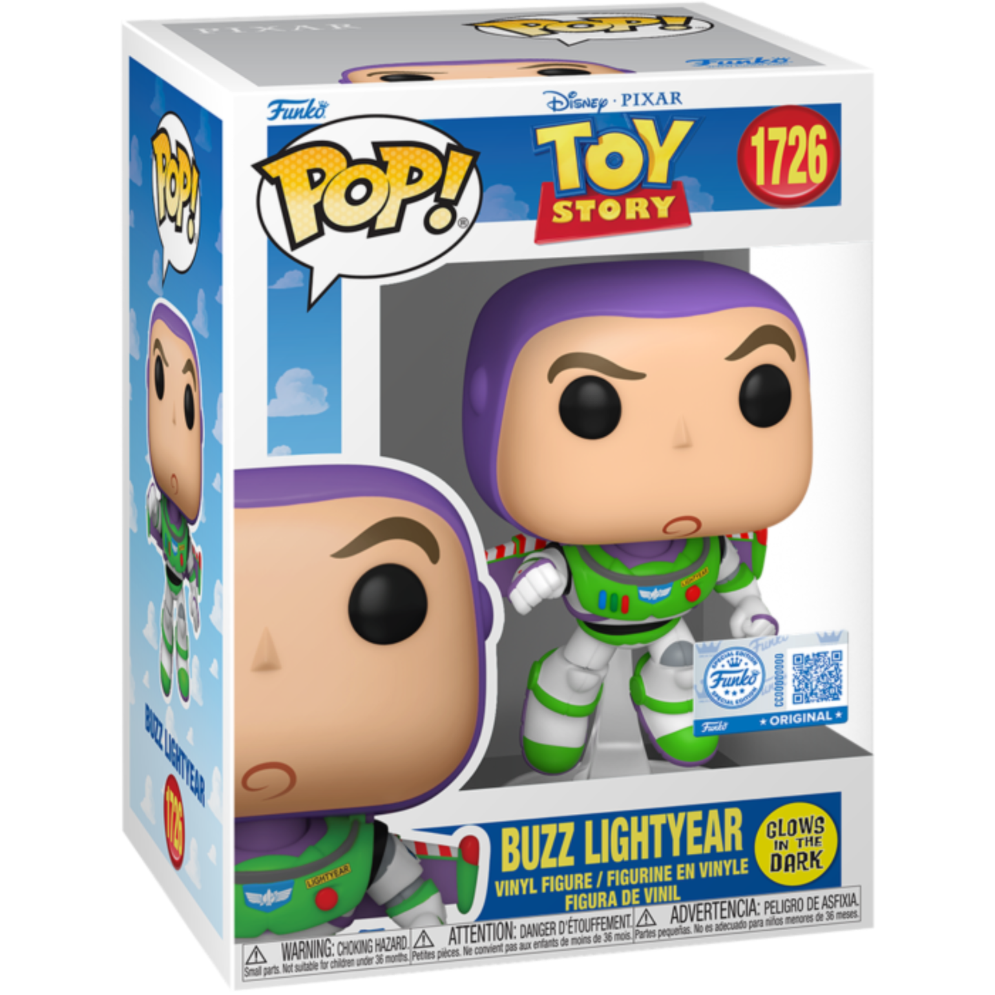 
                  
                    Toy Story - Buzz Lightyear Glow-in-the-Dark Pop! Vinyl Figure
                  
                
