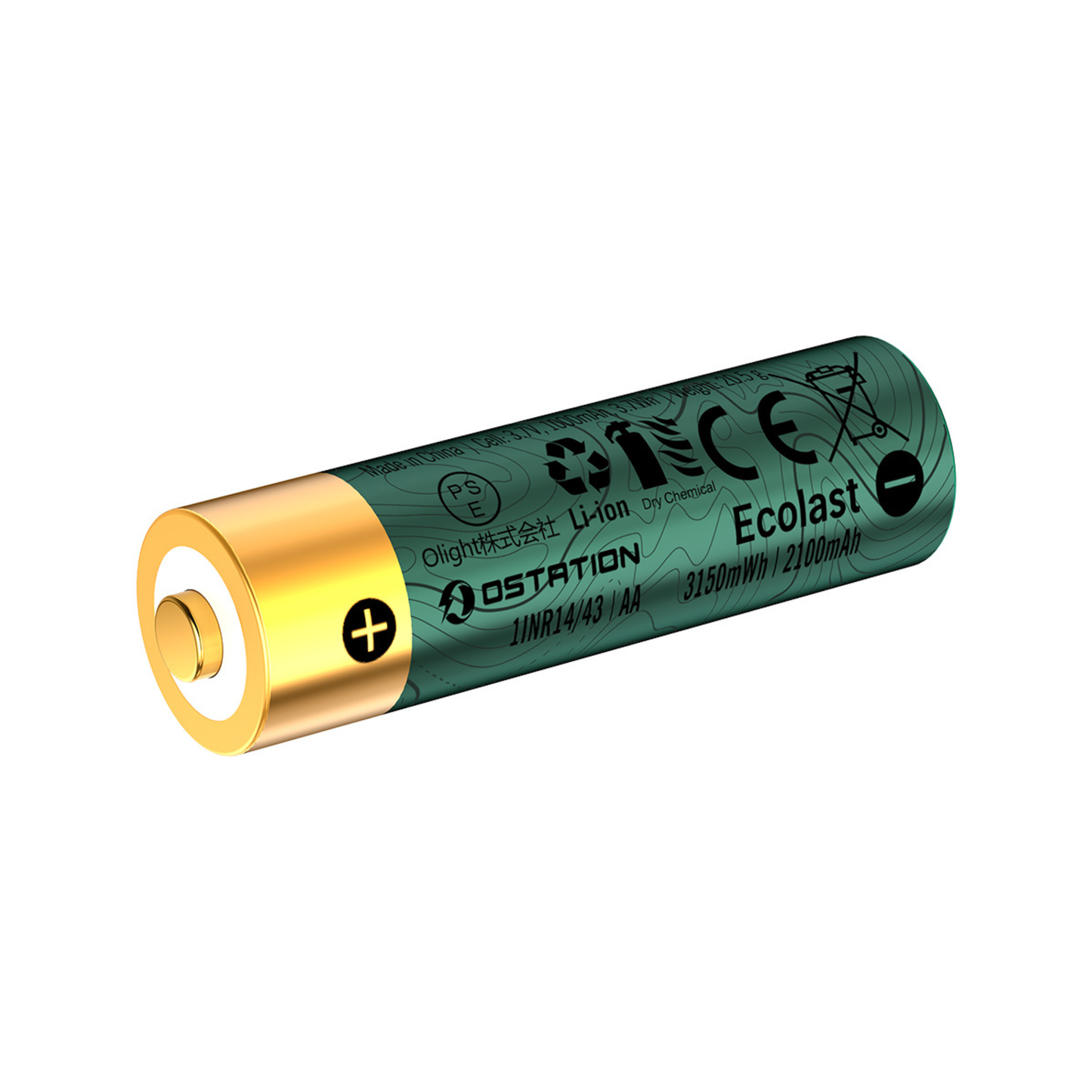 
                  
                    Ostation 1.5V AA Rechargeable Lithium Batteries 2100mAh (4-Pack)
                  
                