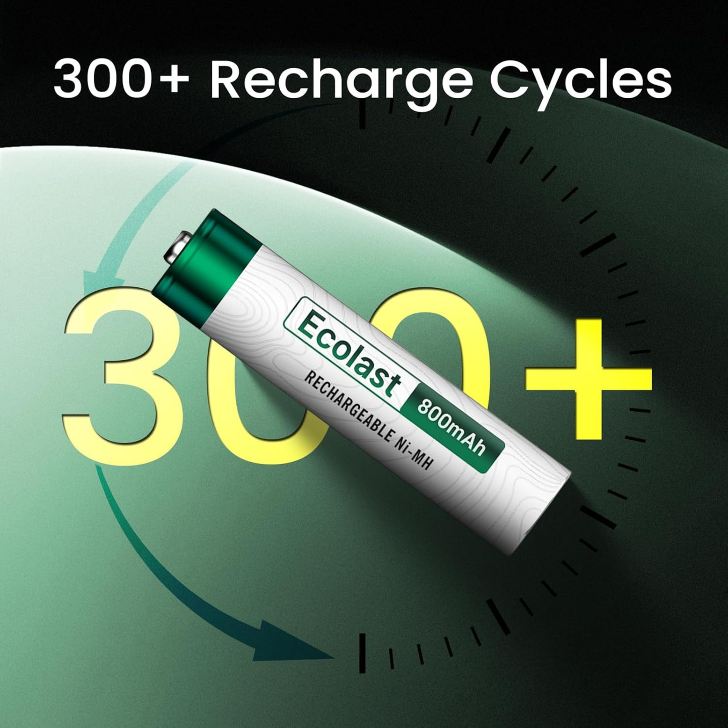
                  
                    Ostation 1.2V AAA Rechargeable Batteries 800mAh Low Self-Discharge NiMH Battery(4 Pcs)
                  
                