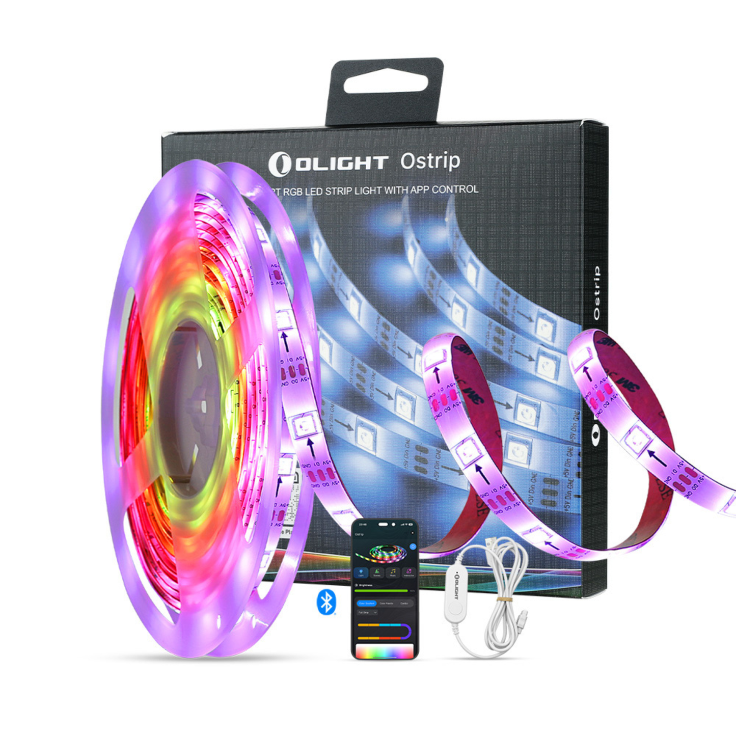 
                  
                    Olight Ostrip 5-Metre Strip Indoor Ambient Lighting with APP Control
                  
                