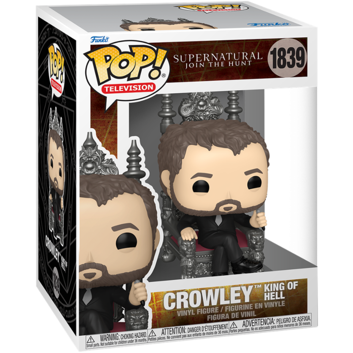 
                  
                    Supernatural - Crowley King of Hell Pop! Premium Vinyl Figure
                  
                