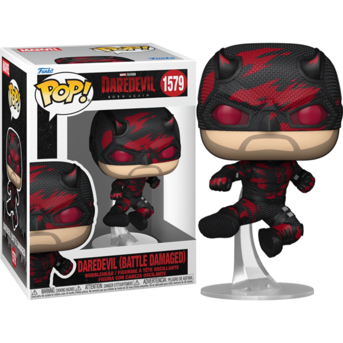 
                  
                    Daredevil: Born Again (2025) - Daredevil (Battle Damaged) Pop! Vinyl Figure
                  
                