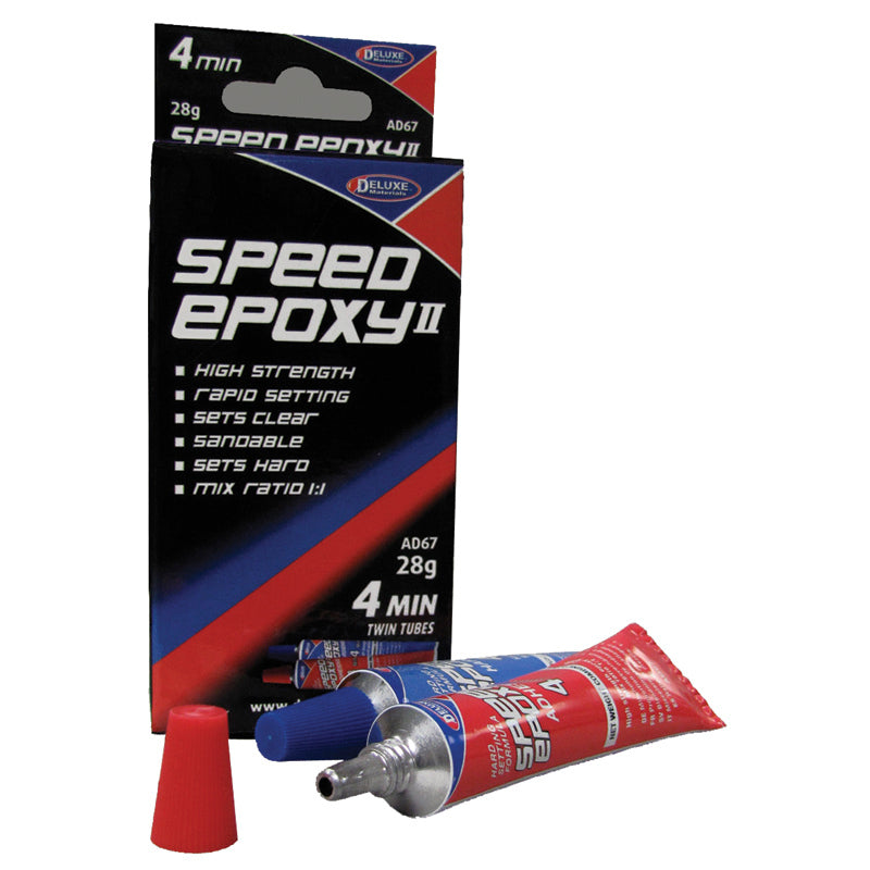 DELUXE MATERIALS AD67 SPEED EPOXY II 4 MINUTE 28G