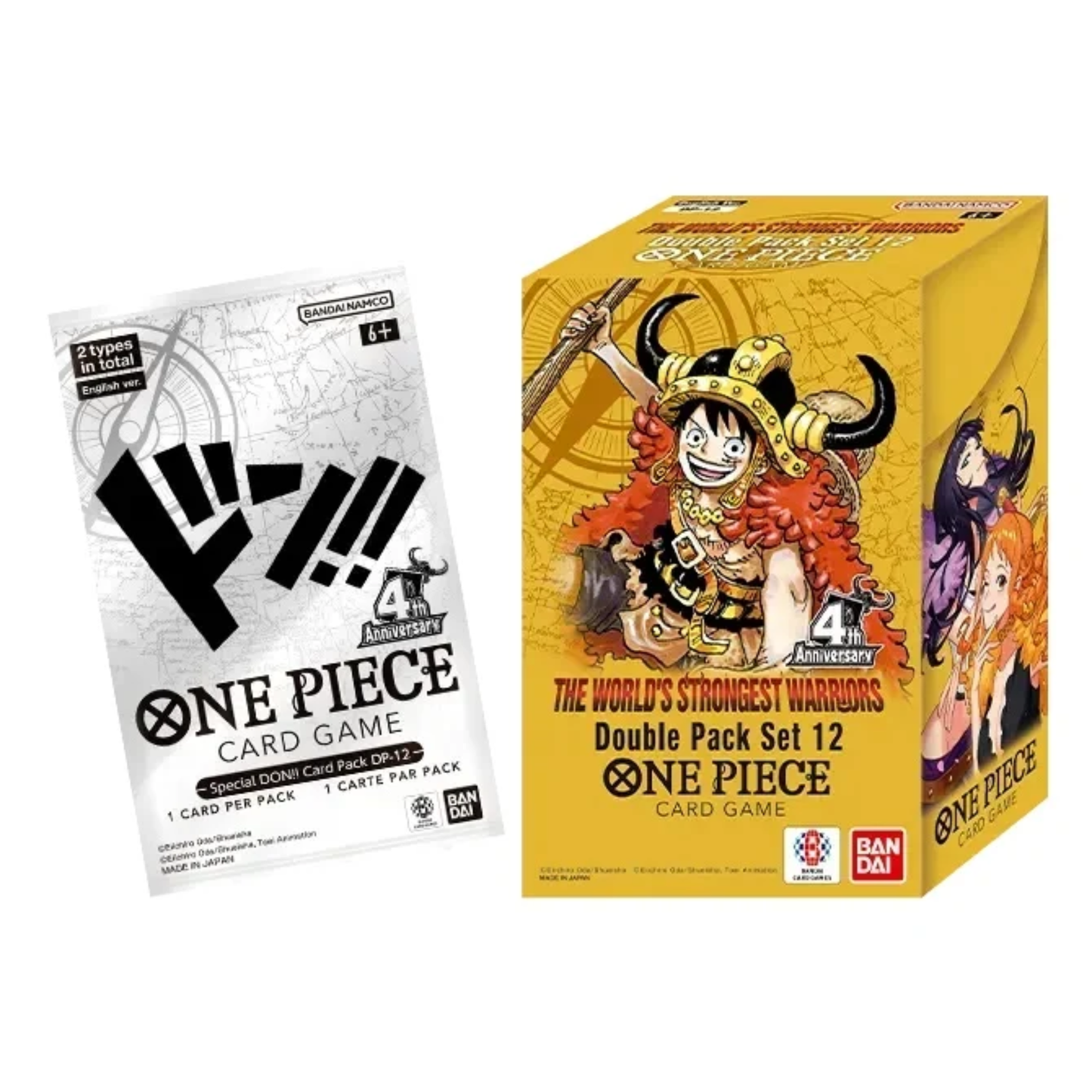 
                  
                    One Piece Card Game: The World's Strongest Warriors - Double Pack [DP-12]
                  
                