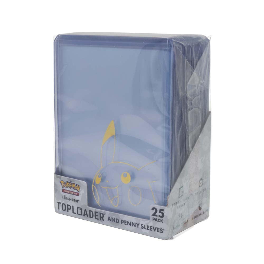 
                  
                    Ultra Pro - Pikachu TOPLOADER® and PENNY SLEEVES® Combo Pack 25per Pack
                  
                