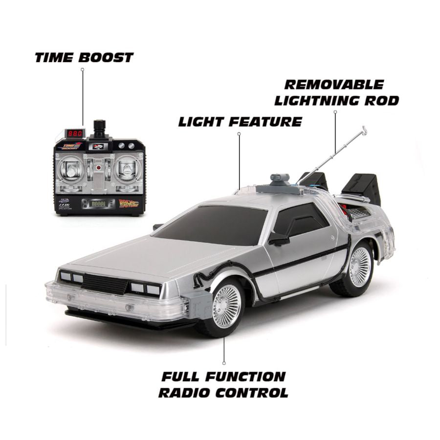 
                  
                    Back to the Future - DeLorean Time Machine R/C 1/16th Scale Remote Control Vehicle Replica
                  
                