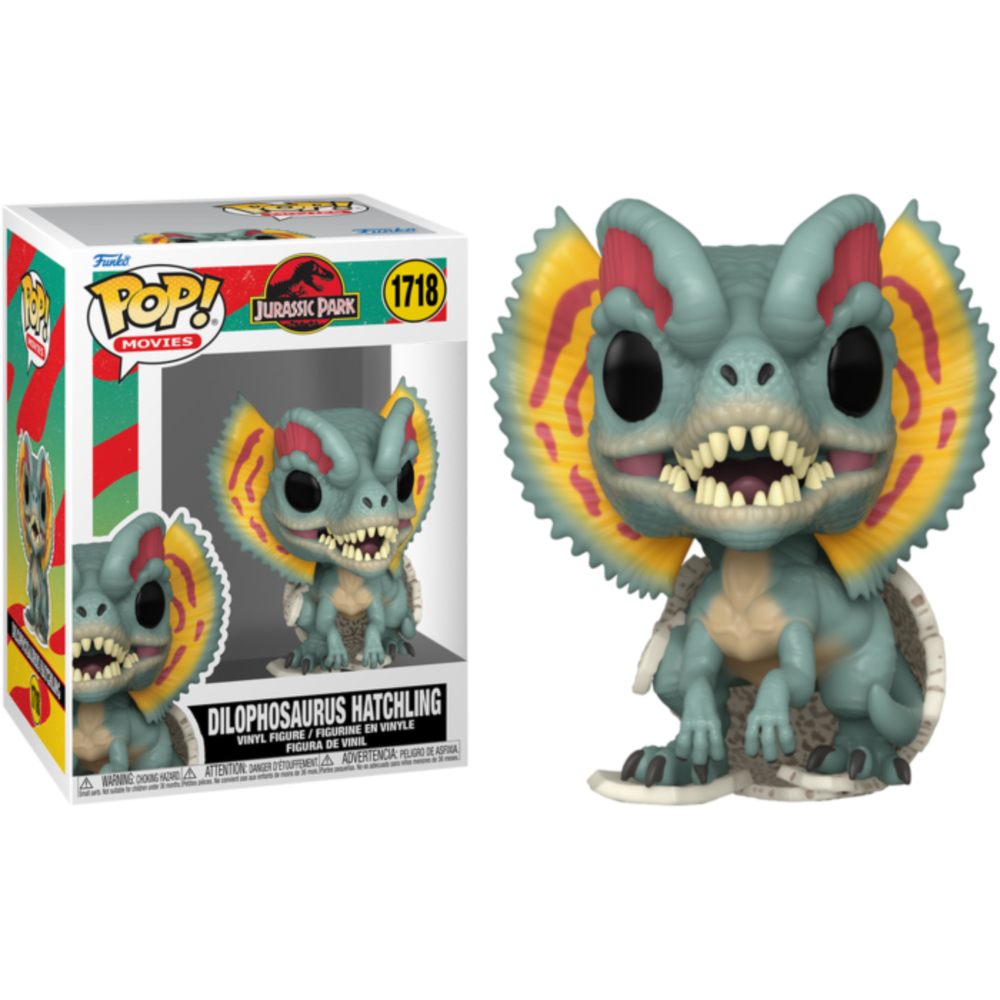 
                  
                    Jurassic Park - Dilophosaurus Hatchling Pop! Vinyl Figure
                  
                
